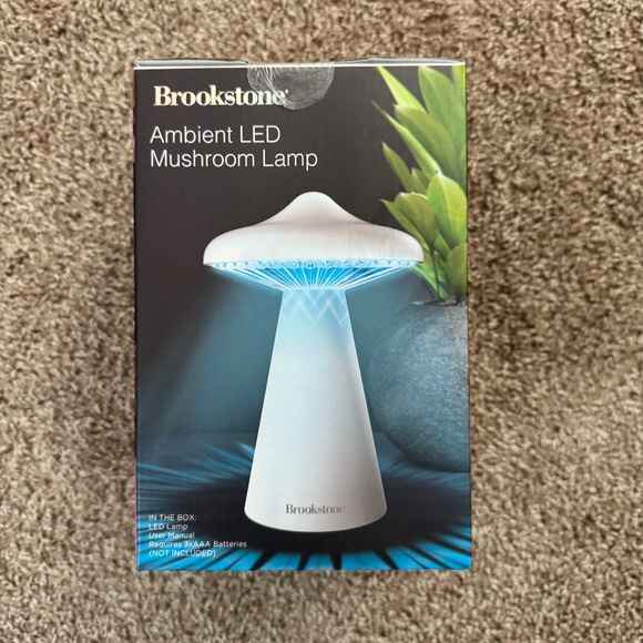 Brookstone Ambient LED Mushroom Lamp - Picture 3 of 12